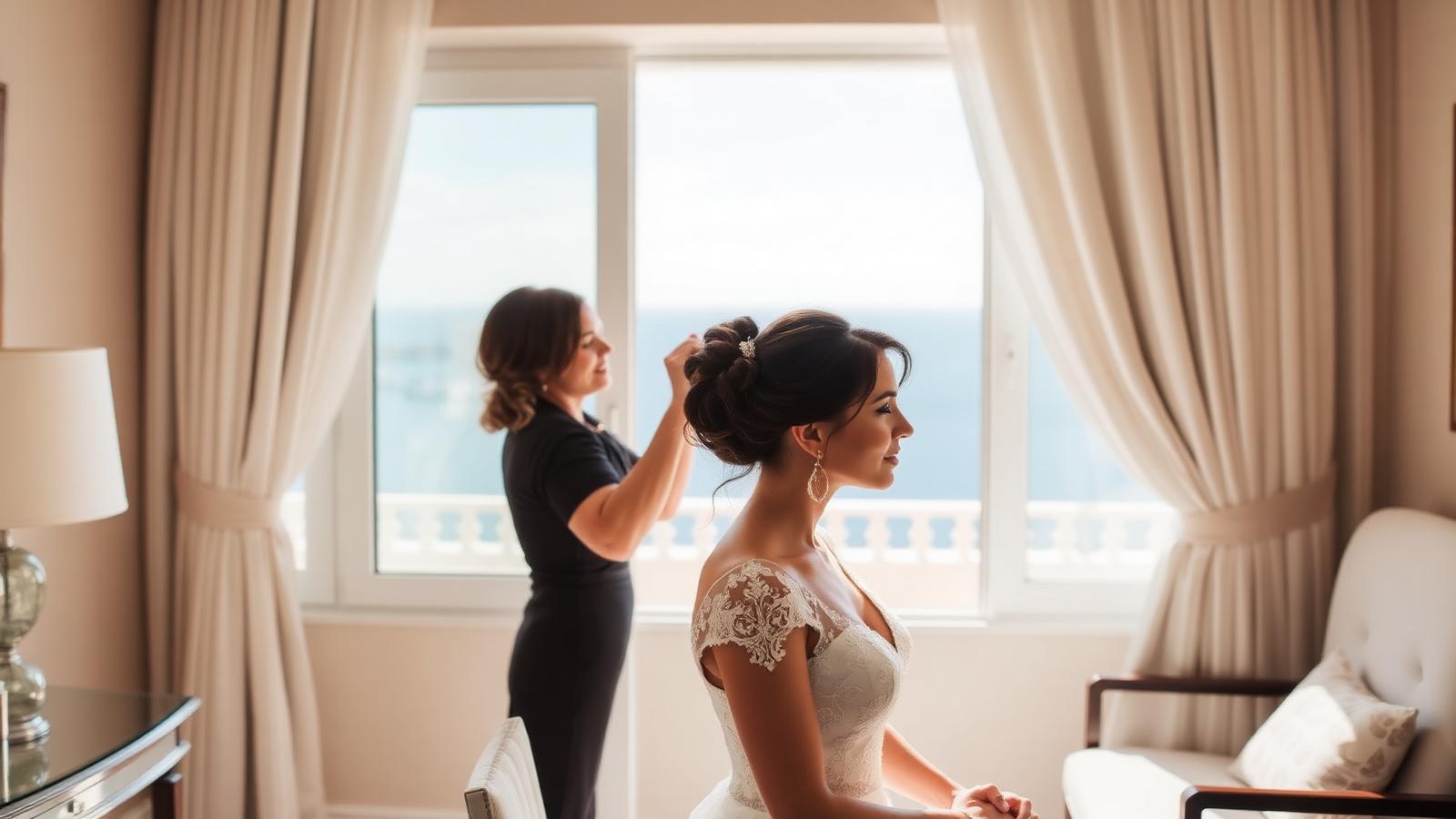 Bridal hair and makeup in Gibraltar